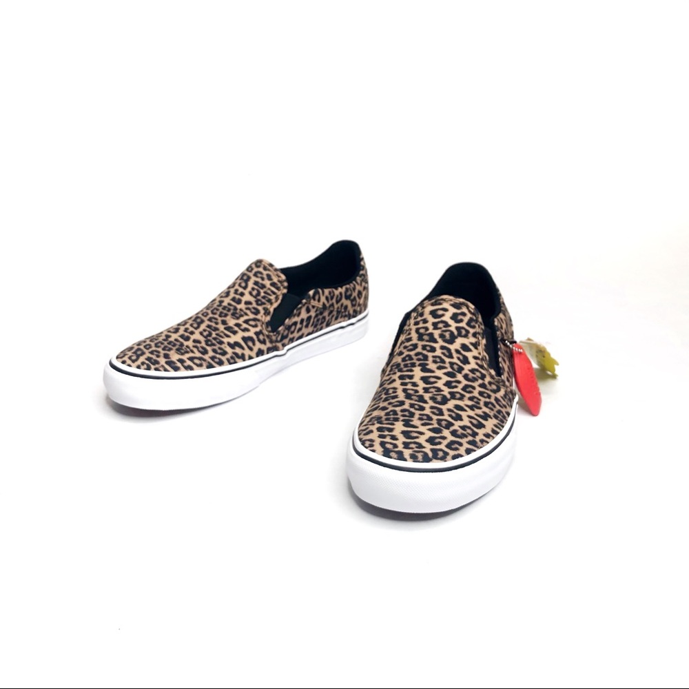 Vans Asher Cheetah Deluxe Comfort Sneakers Size 9